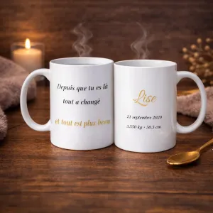 Mug Depuis toi, tout est plus beau