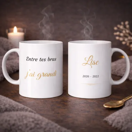 Mug entre tes bras, j’ai grandi