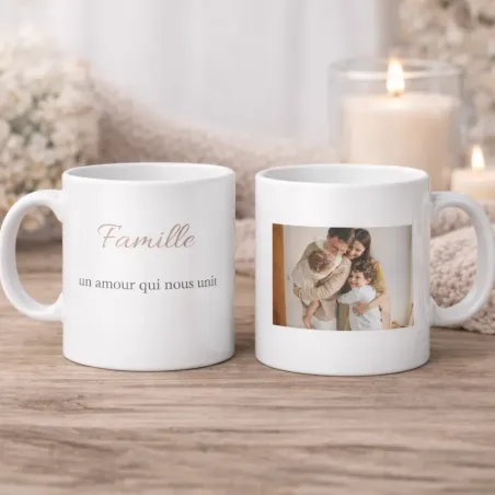 Mug Famille, un amour qui nous unit