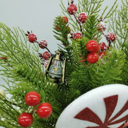 Bouquet féerique de Noël et son sucre d’orge enchanté