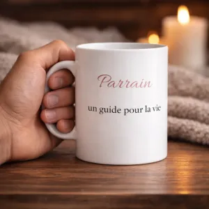 Mug Parrain, un guide pour la vie