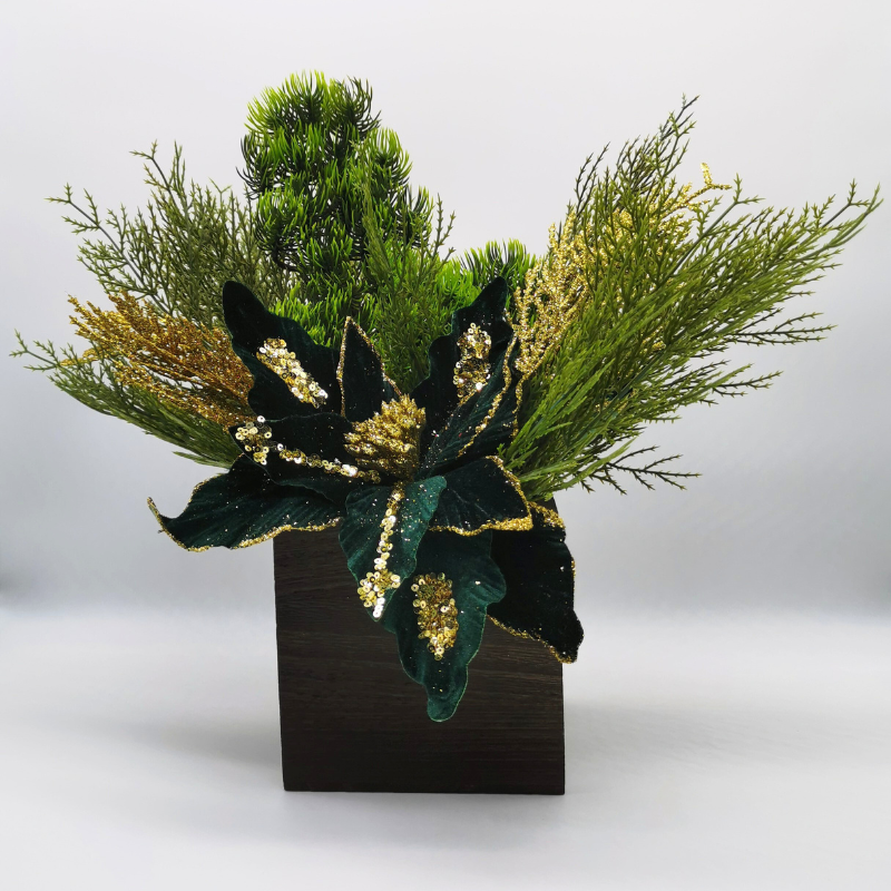 Velours d’hiver et éclats dorés