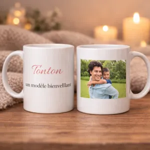 Mug Tonton, un modèle bienveillant