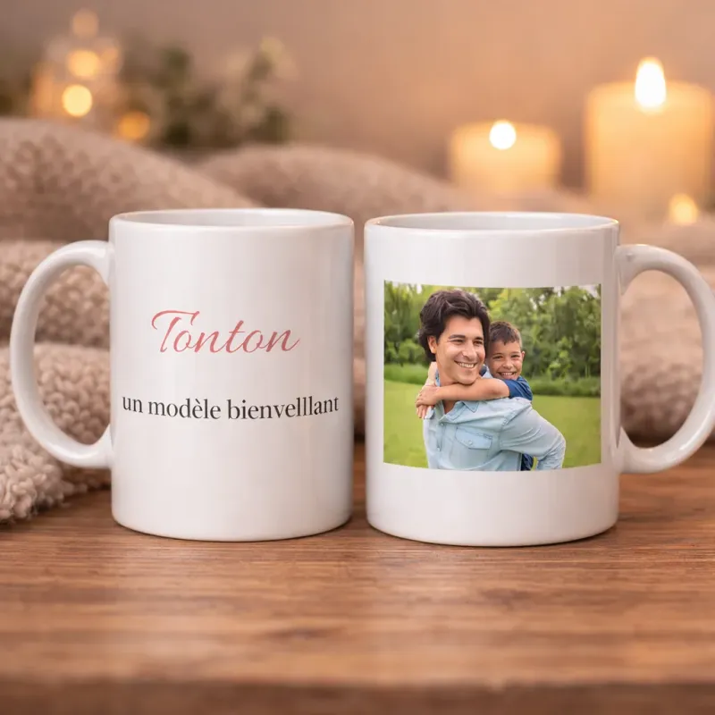 Mug Tonton, un modèle bienveillant