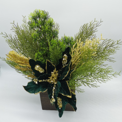 Velours d’hiver et éclats dorés