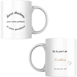Mug doux pour dire merci