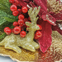 Éclat d’Hiver Rouge & Or