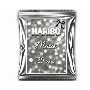 Haribo éclat argenté