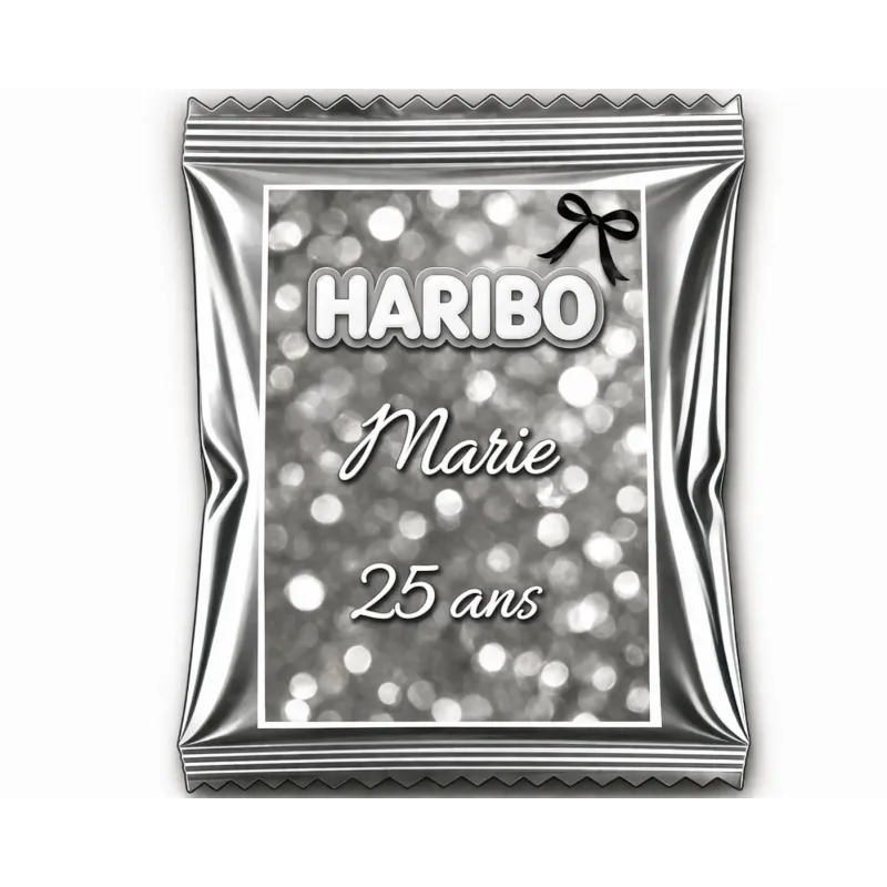 Haribo éclat argenté