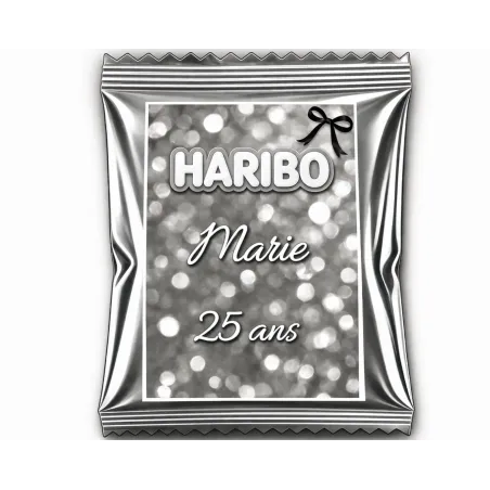 Haribo éclat argenté