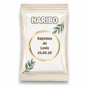 Haribo douceur baptême élégante