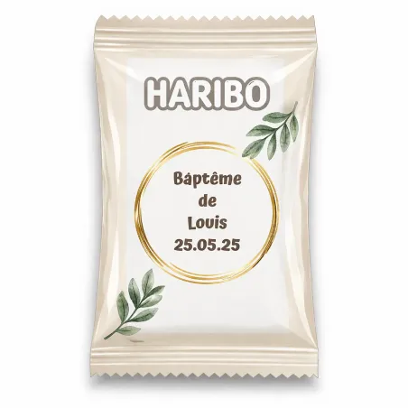 Haribo douceur baptême élégante