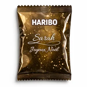Haribo éclat doré festif