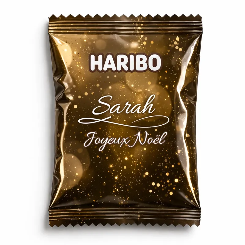 Haribo éclat doré festif
