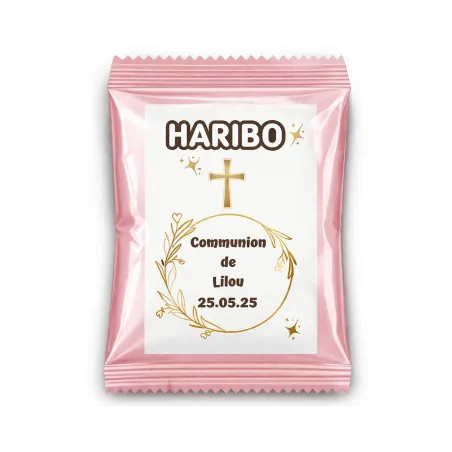 Haribo douceur communion florale dorée