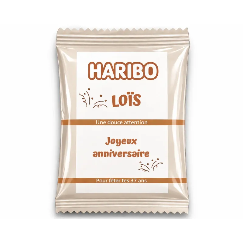 Haribo douceur anniversaire élégante