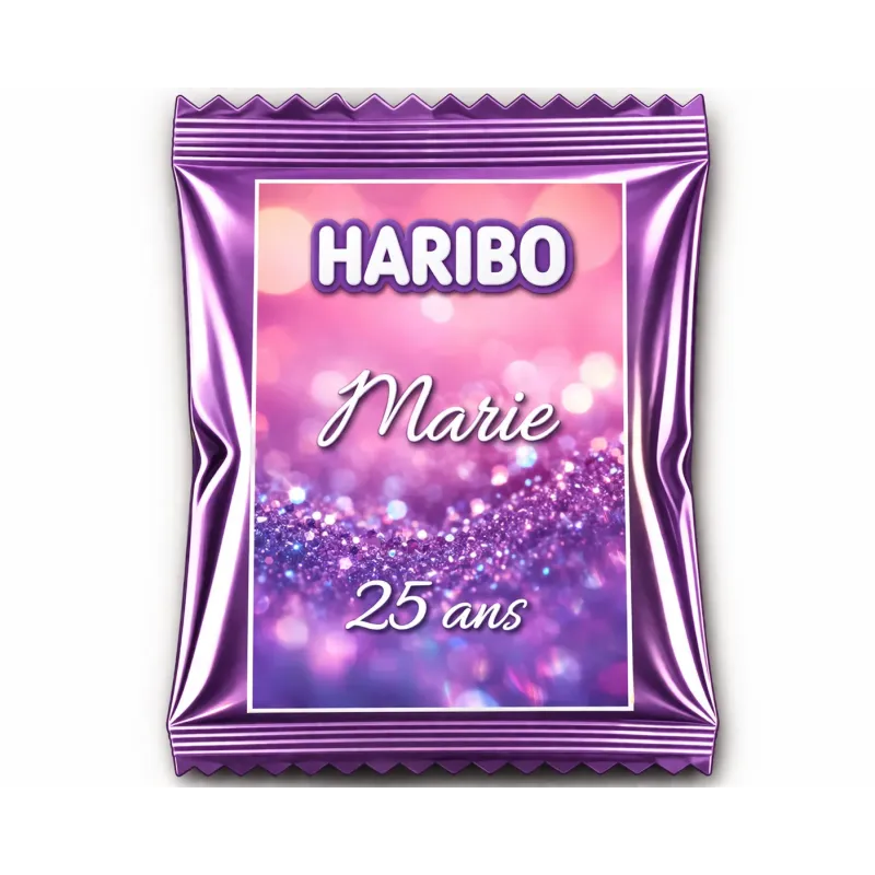 Haribo éclat violet féerique