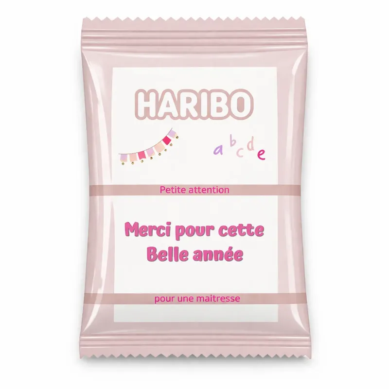 Haribo douceur merci maîtresse