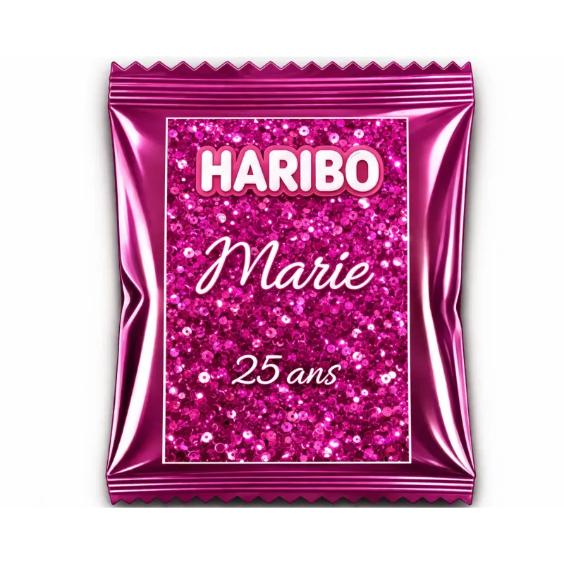 Haribo éclat fuchsia