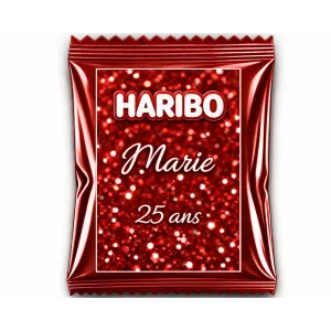 Haribo éclat rubis scintillant