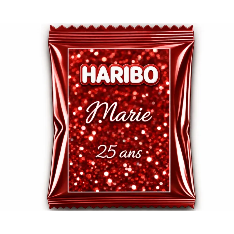 Haribo éclat rubis scintillant