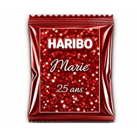 Haribo éclat rubis scintillant