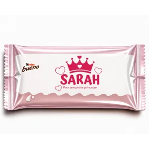 Kinder bueno douceur royale pour petite princesse