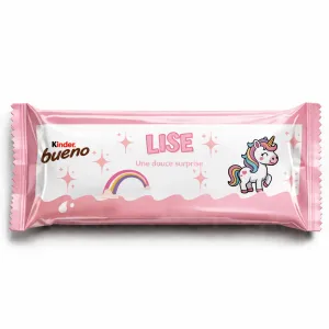 Kinder bueno magie pastel licorne enchantée