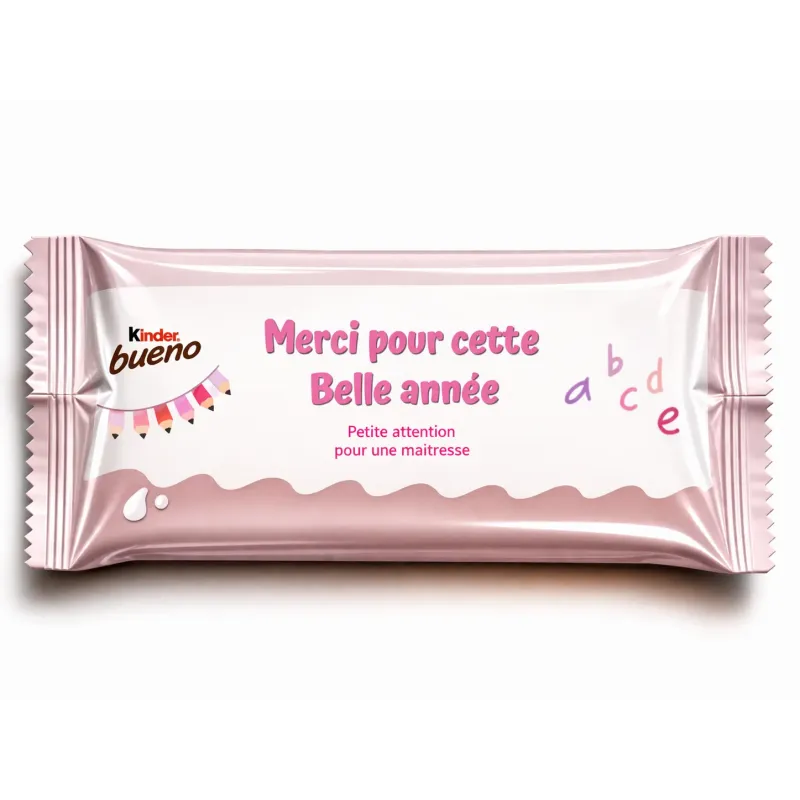 Kinder bueno douceur merci maîtresse