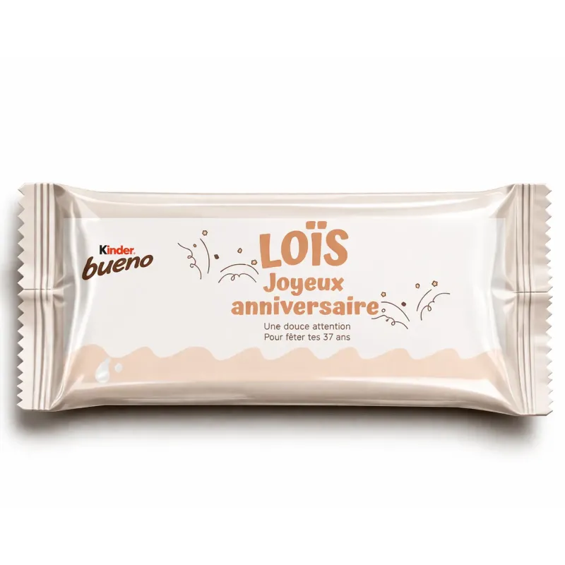 Kinder bueno douceur anniversaire élégante
