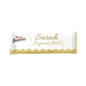 Kinder bueno éclat précieux doré