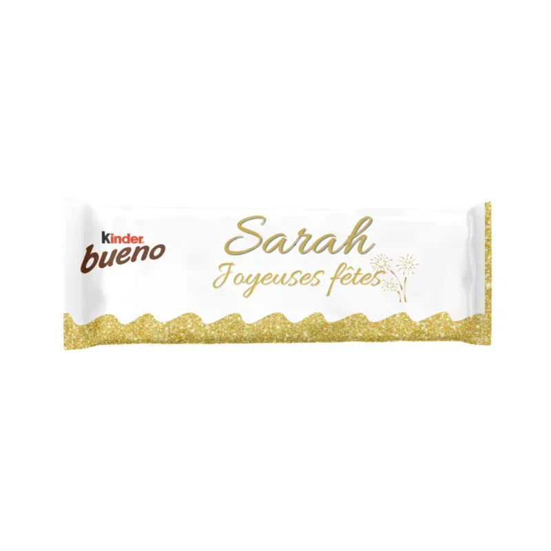 Kinder bueno éclat précieux doré